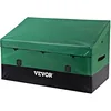 Image de VEVOR Boîte Rangement Extérieur 660 L Coffre Stockage Jardin Étanche Portable Cadre Galvanisé Bâche PE Garder Outils Garage Jouets des Enfants Maison Camping Terrasse Piscine 155x63x75cm Vert