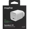 Image de Mophie - Chargeur Secteur  35w Gan Usb-C X2 Power Delivery Blanc