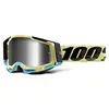 Image de 100 Percent Racecraft 2 Goggle Airblast-Mirror Silver Lens Lunettes de Soleil Mixte, Or, ESTANDAR