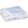 Image de aden + anais Couverture de rêve 100% mousseline de coton 120 x 120 cm, idéale pour une chambre d'enfant, un berceau pour bébés filles et garçons, literie pour tout-petits et nourrissons, cadeau