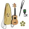 Image de Ortega Guitars Ukulélé Soprano Acoustique   Série Keiki K3   Accessoires Inclus   Érable échauffé/ABS, Naturel (K3-SPM)