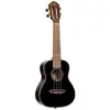 Image de Ortega RUOX-CC Onyx Series Concert Size Ukulele Black concert ukelele met gigbag