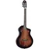 Image de Ortega RTPDLX-ACA TourPlayer Series Deluxe Acacia Top Gloss Burst elektrisch-akoestische klassieke gitaar met gigbag