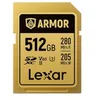 Image de LEXAR Carte SDXC Pro Gold Series ARMOR UHS-II 512Go V60 IP68 Stainless Stee