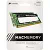 Image de Corsair Mac Memory SODIMM 16Go (2x8Go) DDR3L 1600MHz CL11 Mémoire pour Systèmes Mac, Qualifiée Apple - Noir