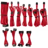 Image de Corsair Pro Kit Câbles pour Alimentations Protégées Individuellement avec Gaine Type 4 Gen 4 Premium - Rouge