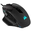 Image de Corsair Nightsword Souris de jeu optique ergonomique et accordable RVB avec LED RVB rétroéclairée, 18000 DPI, noir