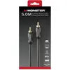Image de Câble RCA MONSTERCABLE SUBWOOFER RCA M/M 5M