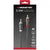 Image de Câble RCA MONSTERCABLE AUDIO INTERCONNEXION 2RCA M/M 3M