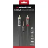 Image de Câble Jack MONSTERCABLE 3.5MM/2 RCA 3M