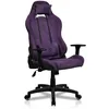 Image de Arozzi Torretta Premium SoftFabric  Chaise de gaming et de bureau ergonomique avec mécanisme d'assise avancé, accoudoirs 3D, dossier haut, bascule pivotante, 2 coussins de soutien - Violet