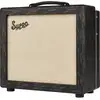 Image de Supro 1612RT Amulet 1x10 Black Scandia 15W gitaarversterker combo met buizen reverb en tremolo