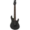 Image de Sterling by Music Man John Petrucci JP70NB Stealth Black 7-snarige elektrische gitaar met deluxe gigbag