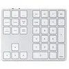 Image de SATECHI Pavé Numérique Sans Fil Slim, 34 Touches, Argent