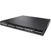 Image de Cisco Commutateur réseau Catalyst 3650-48FS-L, 48 Ports GbE PoE+, 4 Ports de Liaison Montante 1G, Ensemble de fonctionnalités LAN de Base, Garantie à Vie limitée améliorée (WS-C3650-48FS-L)