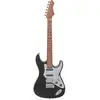 Image de Aria Pro II Hot Rod Collection 714-GTR Black elektrische gitaar met aluminium slagplaat
