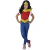 Image de Rubie's 630575-XL Déguisement de Wonder Woman avec perruque pour enfant 9-10 ans