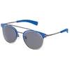 Image de Polis Lunettes de soleil SPL158 Offside 6 Aviator lunettes de soleil Unisexe 49 mm, Bleu mat, 49mm