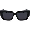 Image de Calvin Klein Jeans Sunglasses Mixte, 001 Black, Taille unique