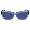 Image de GAFAS CALVIN KLEIN - CK23509S C: BLUE/EYE SIZE: 51 BRIDGE: 22 HORIZONTAL MEASUREMENT: 51 VERTICAL MEASUREMENT: 39,3 Santé et soins personnels
