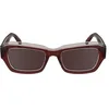 Image de GAFAS CALVIN KLEIN JEANS - CKJ24608S C: RED/EYE SIZE: 52 BRIDGE: 20 HORIZONTAL MEASUREMENT: 52 VERTICAL MEASUREMENT: 33,2 Santé et soins personnels