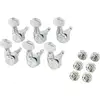 Image de Fender All Short Locking Tuners Chrome stemmechanieken voor gitaar (set van 6)
