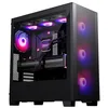 Image de Phanteks XT Pro Ultra ATX Boîtier tour moyenne en verre trempé, noir, ventilateurs DRGB, gestion des câbles zéro encombrement