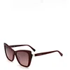 Image de Longchamp LO669S-598-5616 Lunettes de soleil, 598 Goji rouge, 56, 598 Goji Red, 56