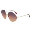 Image de Victoria Victoria Beckham Lunettes de soleil unisexes, 732 doré, gris, rouge miel, taille unique