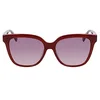 Image de Longchamp Lunettes de soleil pour femme, Goji Red, 66