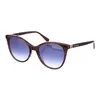 Image de Longchamp Lunettes de soleil unisexes pour adulte, Bronze rayé, taille unique