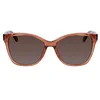 Image de GAFAS CALVIN KLEIN - CK21529S C: ROSE/EYE SIZE: 55 BRIDGE: 16 HORIZONTAL MEASUREMENT: 55,05 VERTICAL MEASUREMENT: 47,5 Santé et soins personnels