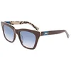 Image de Longchamp Lunettes de soleil unisexes pour adulte, Marron/Havane Milky, taille unique