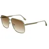 Image de VICTORIA BECKHAM VB243S Lunettes de Soleil 723 GOLD/HONEY GRADIENT 57/13/140 Femme