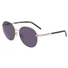 Image de LONGCHAMP LO171S Lunettes de Soleil 708 GOLD/KHAKI 53/17/140 Femme