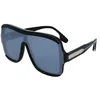 Image de VICTORIA BECKHAM VB673S Lunettes de Soleil 003 BLACK/SILVER MIRROR 64/19/140 Femme
