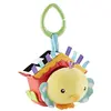 Image de Fisher-Price Mon Petit Oiseau Coucou, peluche avec anneau pour accrocher le jouet à la poussette, pour bébé dès la naissance, DFP95