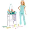 Image de Barbie Quiero Be Pediatre Poupée blonde avec accessoires (Mattel DVG10)