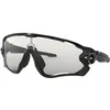 Image de Oakley Sonnenbrille Jawbreaker Lunettes de Sport, Polished Black/Clear Black Iridium Photocromatic, 40 Homme, Polished Black/Clear Black Iridium Photocromatic, 40