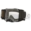 Image de Oakley Airbrake MX Lunettes Tuff Blocks Blanc avec Roll Off Transparent