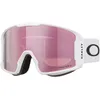 Image de Oakley Line Miner Blanc mat avec or rose Prizm, Taille L