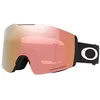 Image de Oakley Fall Line M Lunettes de neige rectangulaires, bande noire mate/Prizm Lentille en iridium or rose, M