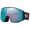 Image de Oakley Line Miner Lunettes de ski Pro, sangle noire mate avec verres Prizm Snow Sapphire iridium, taille M