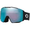 Image de Oakley Line Miner Lunettes de ski Pro, sangle noire mate avec verres Prizm Snow Sapphire iridium, taille M