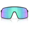 Image de Oakley Lunettes de soleil rectangulaires pour homme Oo9462 Sutro S Noir mat/Prizm Saphir, 28 mm, noir mat/saphir Prizm, 28 mm