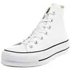 Image de Converse - Baskets Chuck Taylor All Stars Lift Hi pour femmes, Egret/Multi/Black, blanc, 37 EU