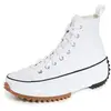 Image de Converse Run Star Hike Canvas Platform, Baskets unisexes pour adulte, blanc, 37 EU