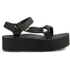 Image de Teva Mixte Forme Plate Universelle Sandale, Noir Black, 42 EU