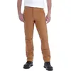 Image de Carhartt Pantalon de travail Rugged Flex pour homme en toile de voile avec coupe droite et avant renforcé, Marron Carhartt, 33W / 34L