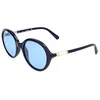 Image de Swarovski SK0228 Lunettes de soleil, bleu, 51, bleu, 51
